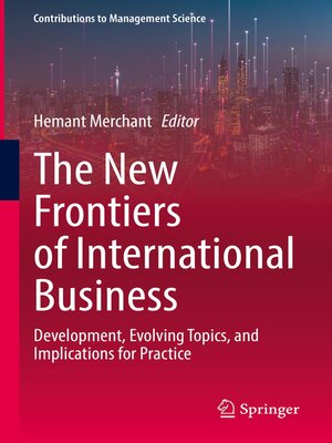 cover image of The New Frontiers of International Business